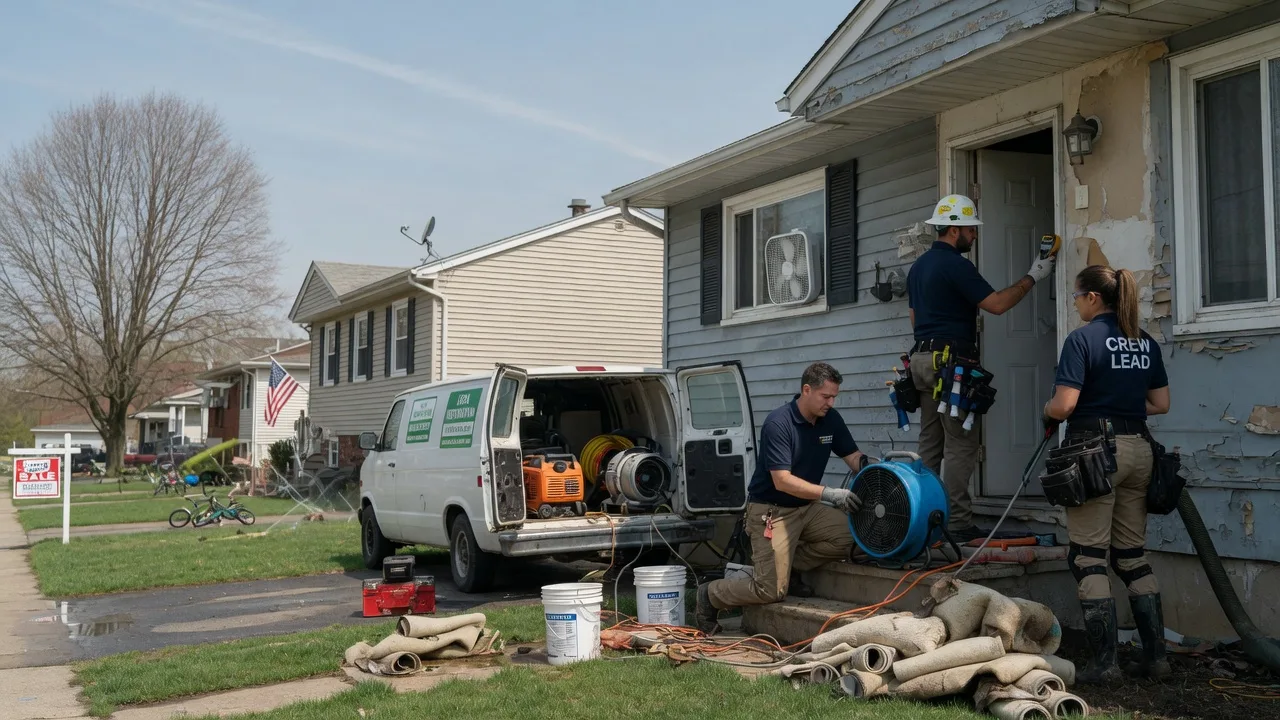 Flood Cleanup in Bedminster, NJ near me